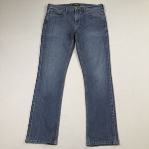 Paige Jeans Mens 31x28 Blue Federal Stretch Inkwell Dark Wash Denim Preppy Slim